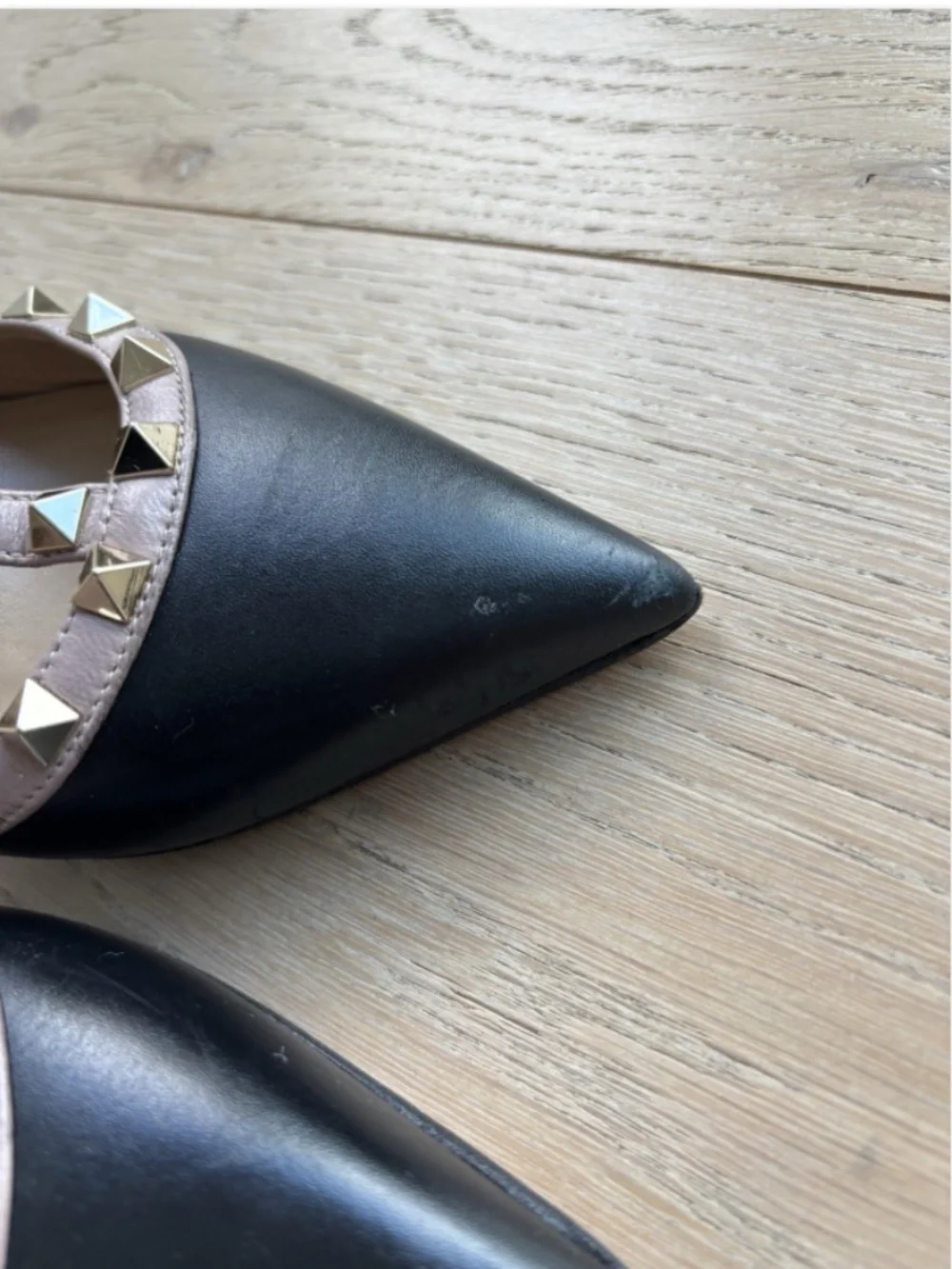 Valentino Black Rockstud Ankle Strap Pump Size 38, Authentic. - Picture 11 of 12